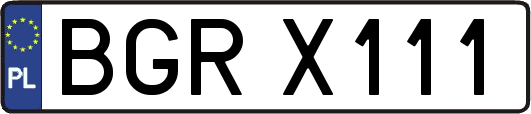 BGRX111