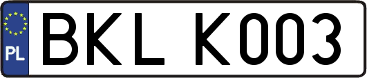 BKLK003