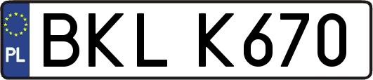 BKLK670