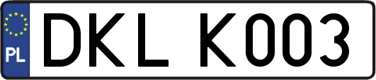 DKLK003