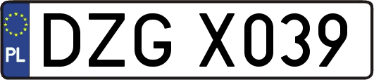 DZGX039