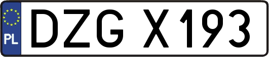 DZGX193