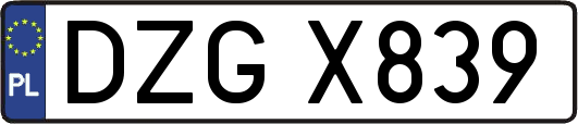 DZGX839