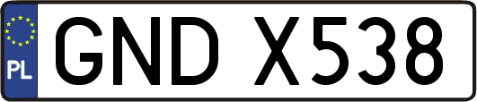 GNDX538