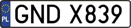 GNDX839