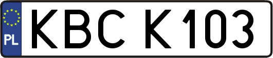 KBCK103