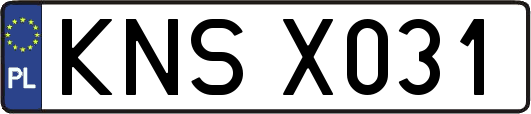 KNSX031