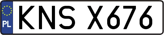KNSX676