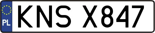 KNSX847