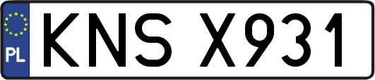 KNSX931