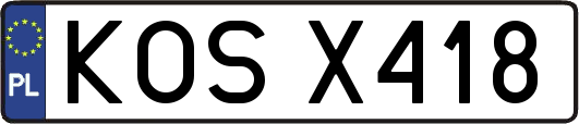KOSX418