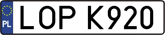LOPK920