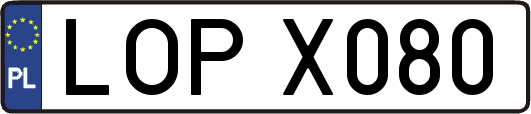 LOPX080
