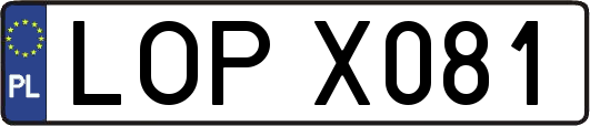 LOPX081