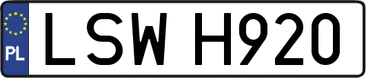 LSWH920