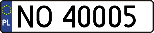 NO40005