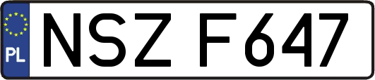 NSZF647