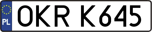 OKRK645