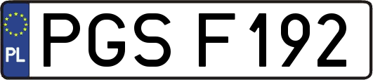PGSF192