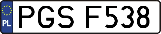 PGSF538