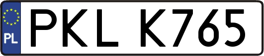 PKLK765