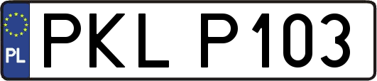PKLP103