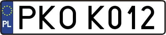 PKOK012