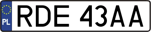 RDE43AA