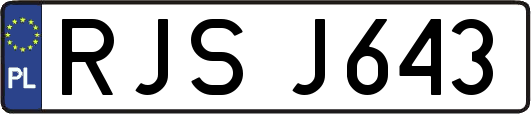 RJSJ643