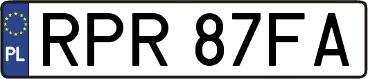 RPR87FA