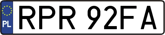 RPR92FA