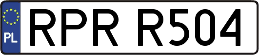 RPRR504