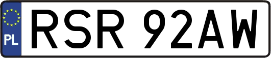 RSR92AW