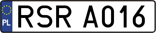 RSRA016