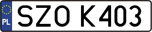 SZOK403