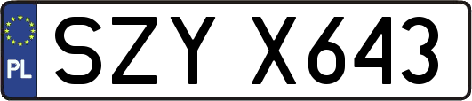 SZYX643