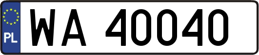 WA40040