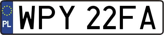 WPY22FA