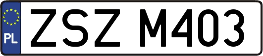 ZSZM403