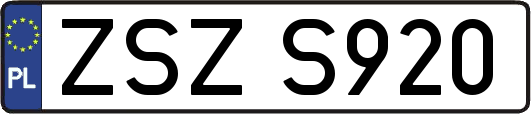ZSZS920