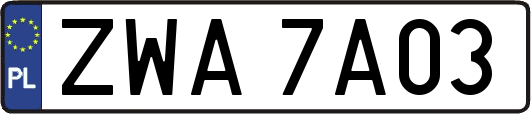 ZWA7A03