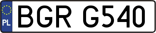 BGRG540