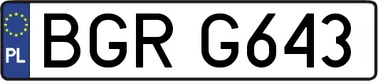 BGRG643