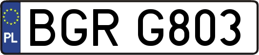 BGRG803