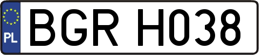 BGRH038