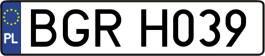 BGRH039