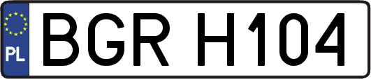 BGRH104