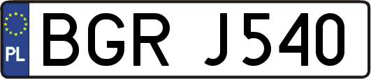 BGRJ540