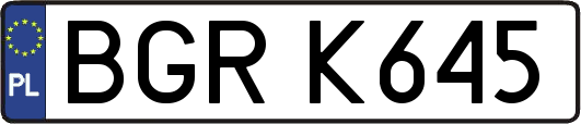BGRK645