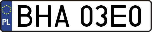 BHA03E0